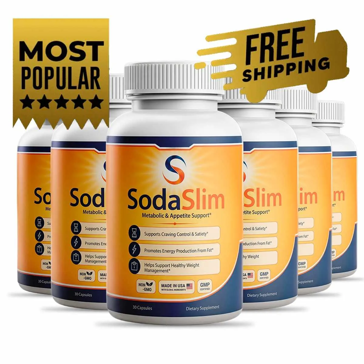 SodaSlim 6 Bottles package